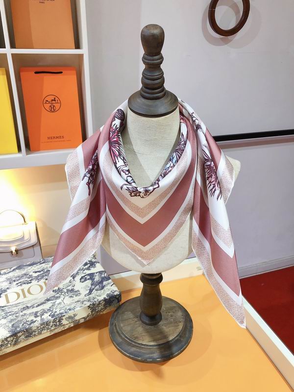 Dior silk scarf 90X90cm E06 (29)